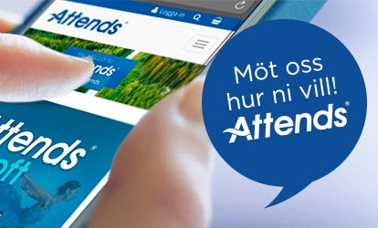 Vilka möjligheter har ett digitalt möte?Mot oss hur ni vill! Attends